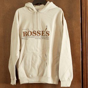 Bosse's News Green Bay Tan Hooded Sweatshirt v1